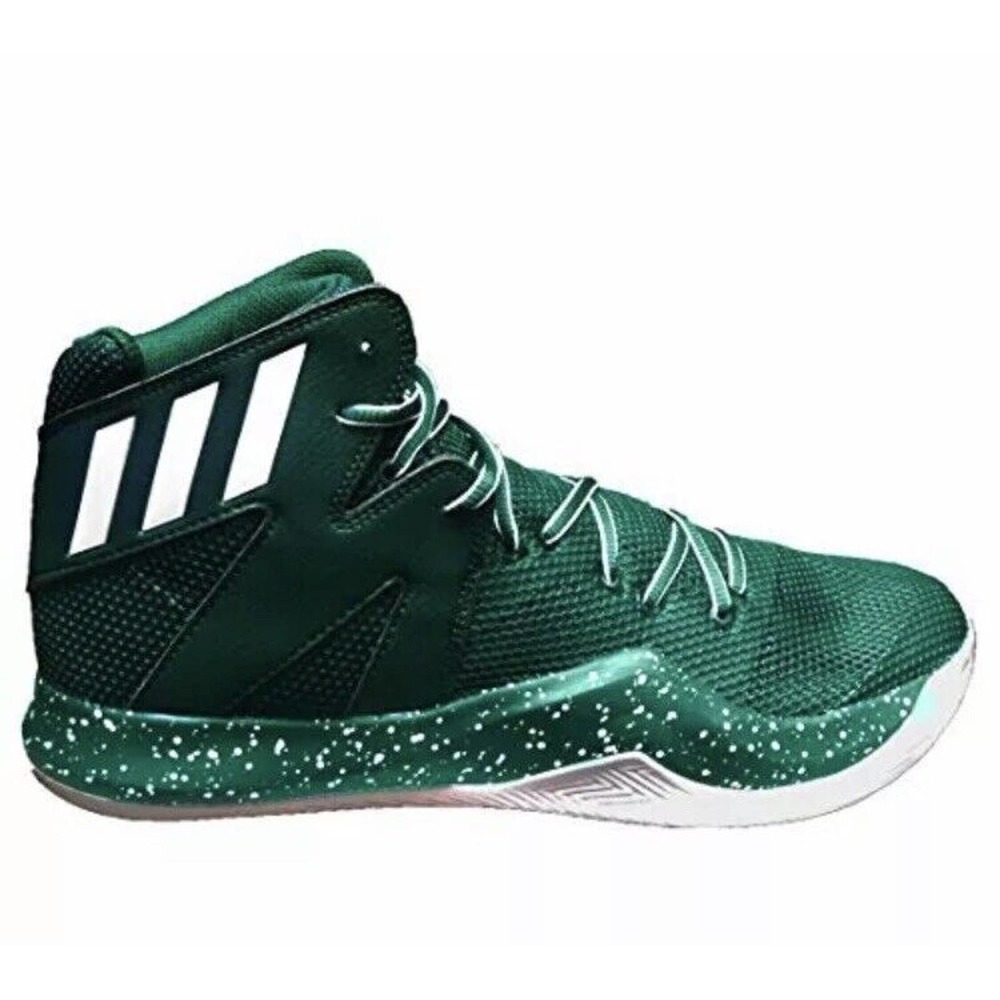 NEW Adidas Crazy Bounce Mens Basketball Sneakers Size 18 Green White B39322